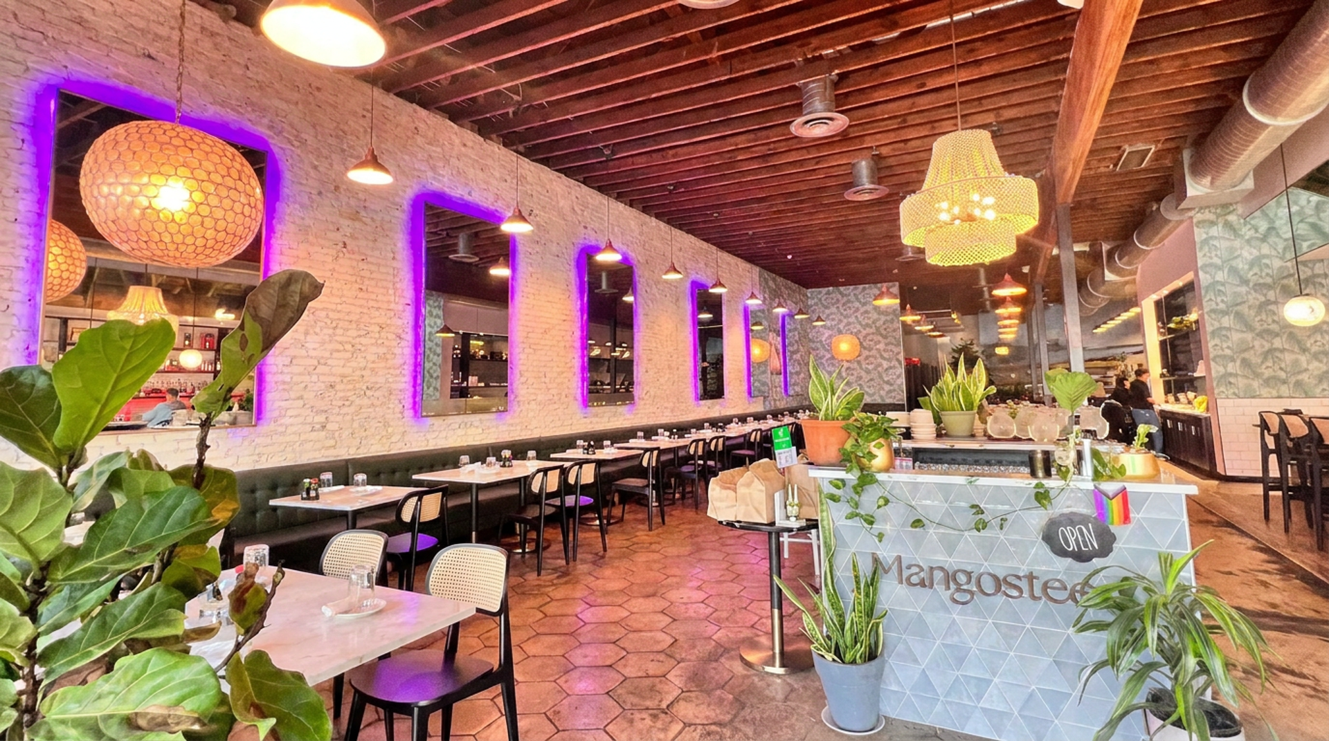 Two locations, one table